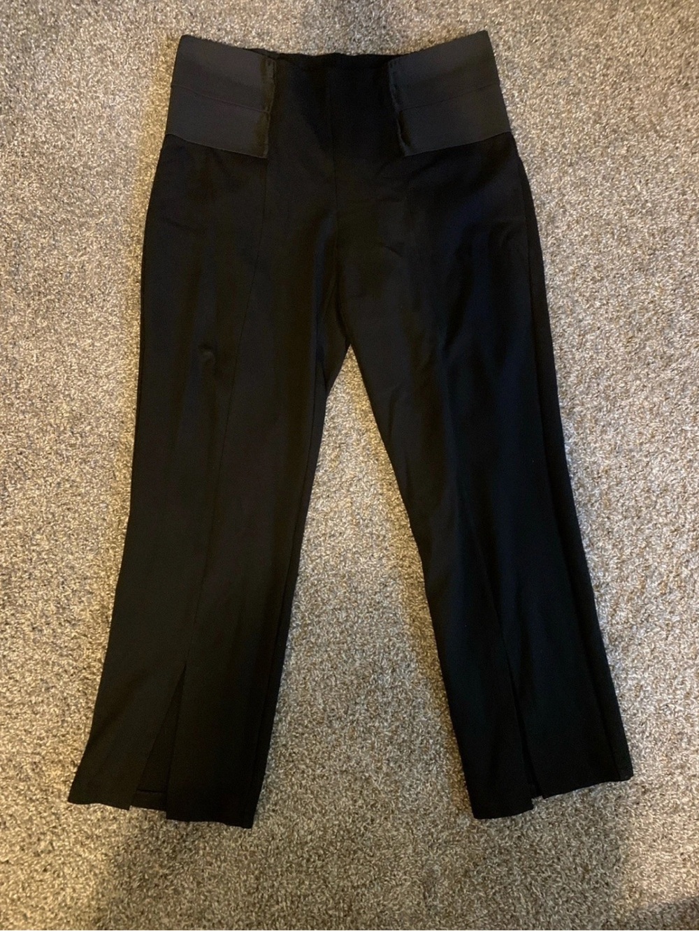 Marcella NYC Black Regular Tremont Pants With Front Slits Women’s XXL